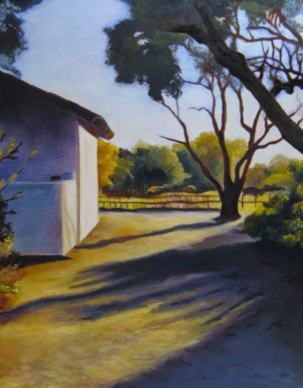 La Purisima Mission Painting in Progress
